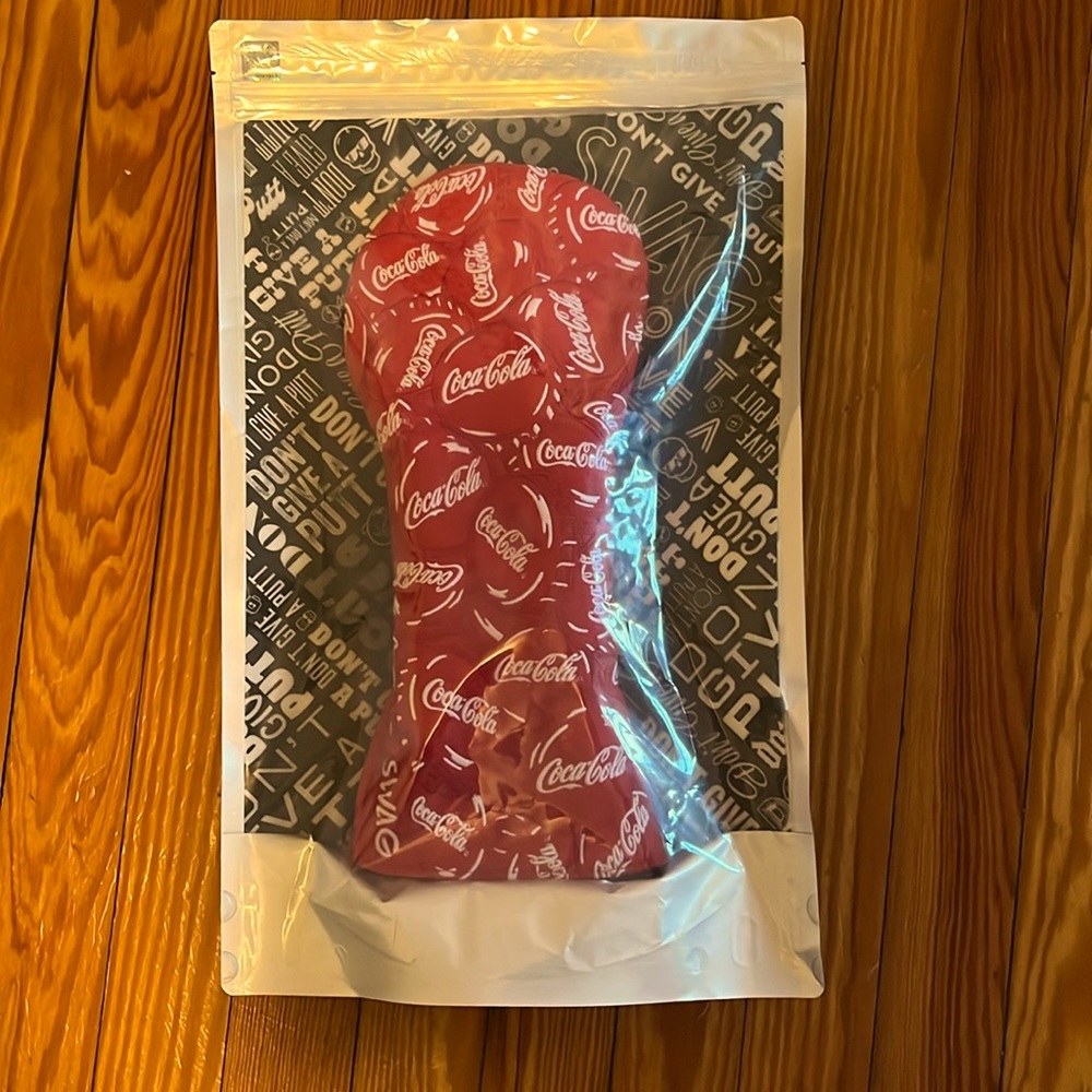 Coca Cola golf head cover